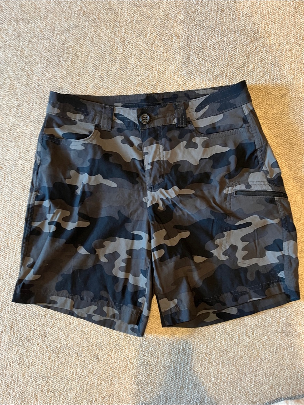 Eddie Bauer Women's Rainier Camo Bermuda Shorts
